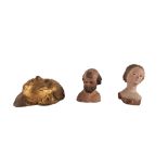 Lot of 3 "Heads" 17th/18th century