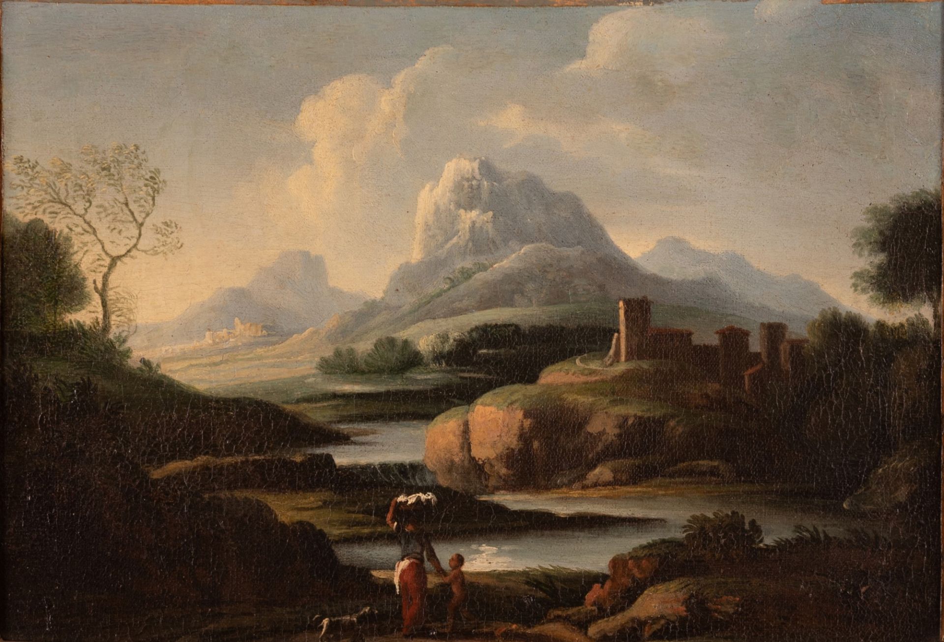  Landscape with Figures   17th century