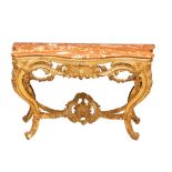 Italian console table, Naples first quarter of 18th century