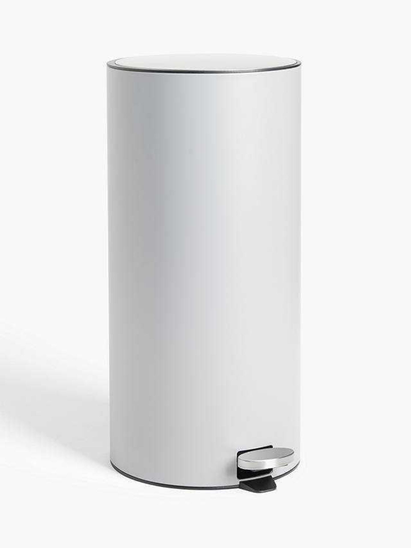 RRP £60 Unboxed John Lewis Pedal Bin In Grey (In Need Of Attention)