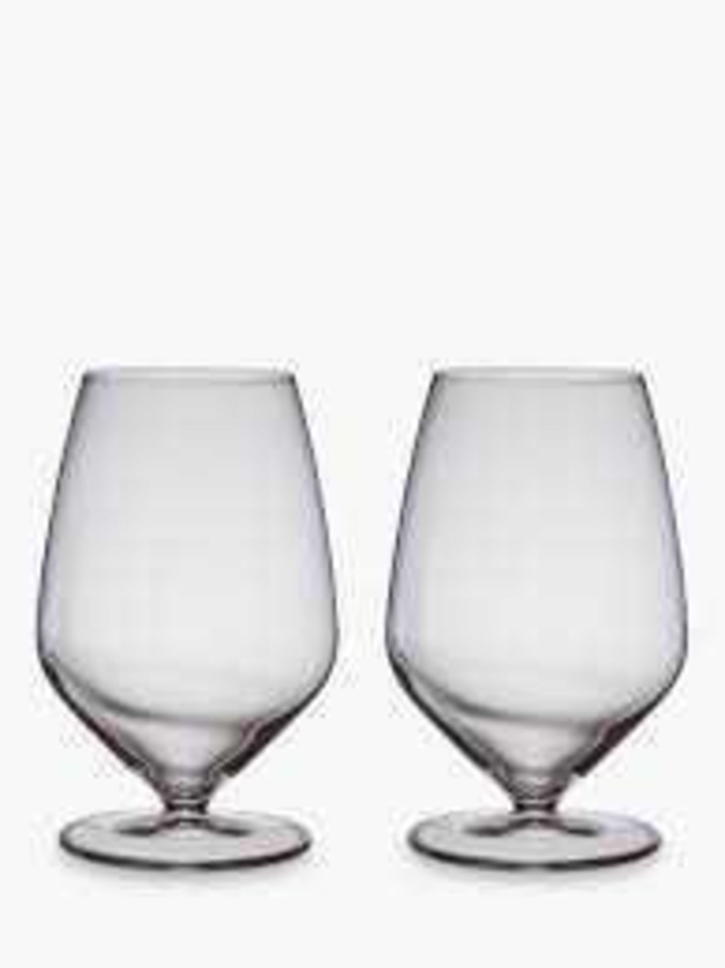 RRP £40 Lot To Contain 2 Boxed John Lewis Set Of 2 Connoisseur For Beer Glasses
