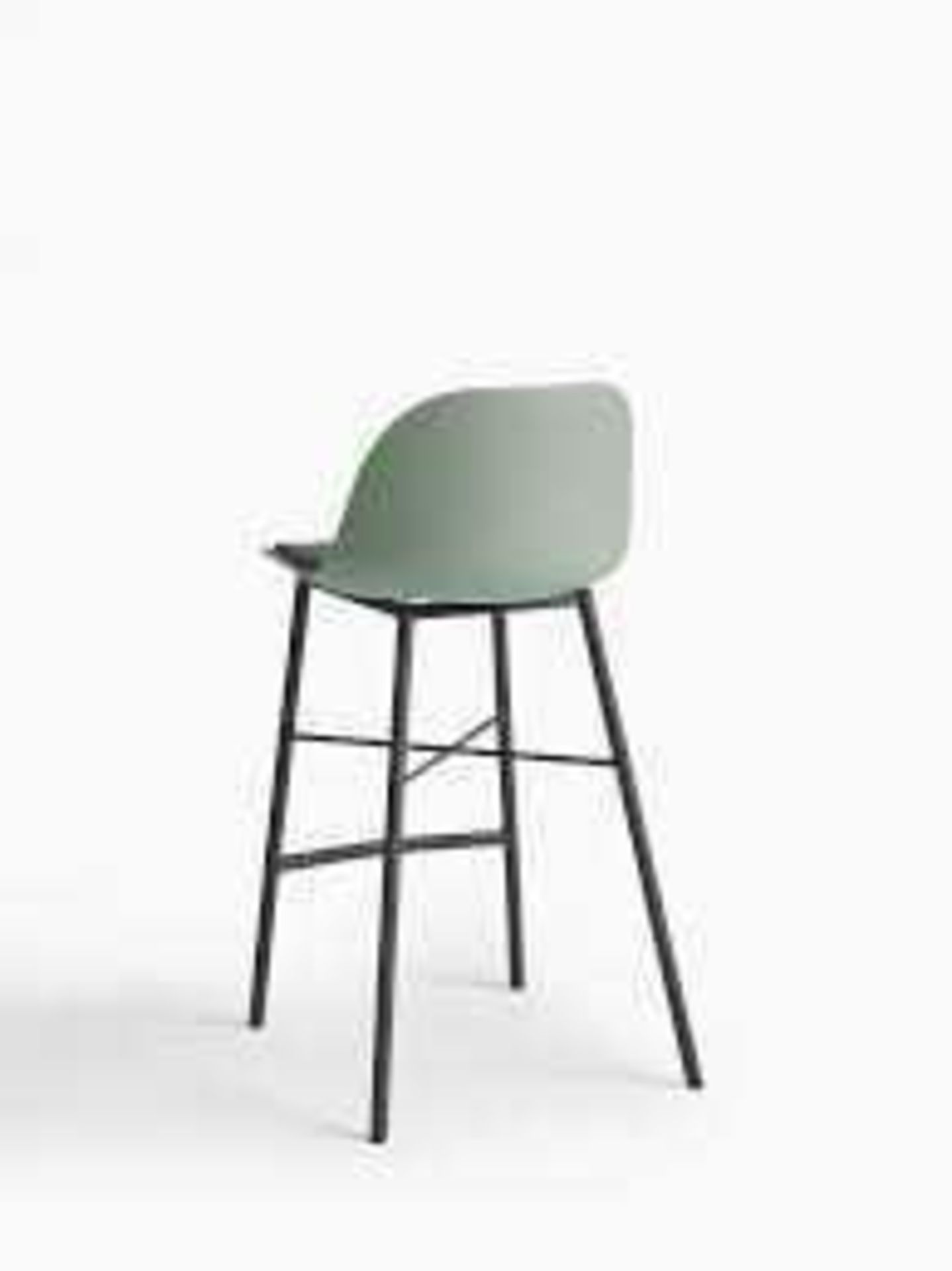 RRP £110 Boxed John Lewis Whistler Bar Stool In Dusty Green