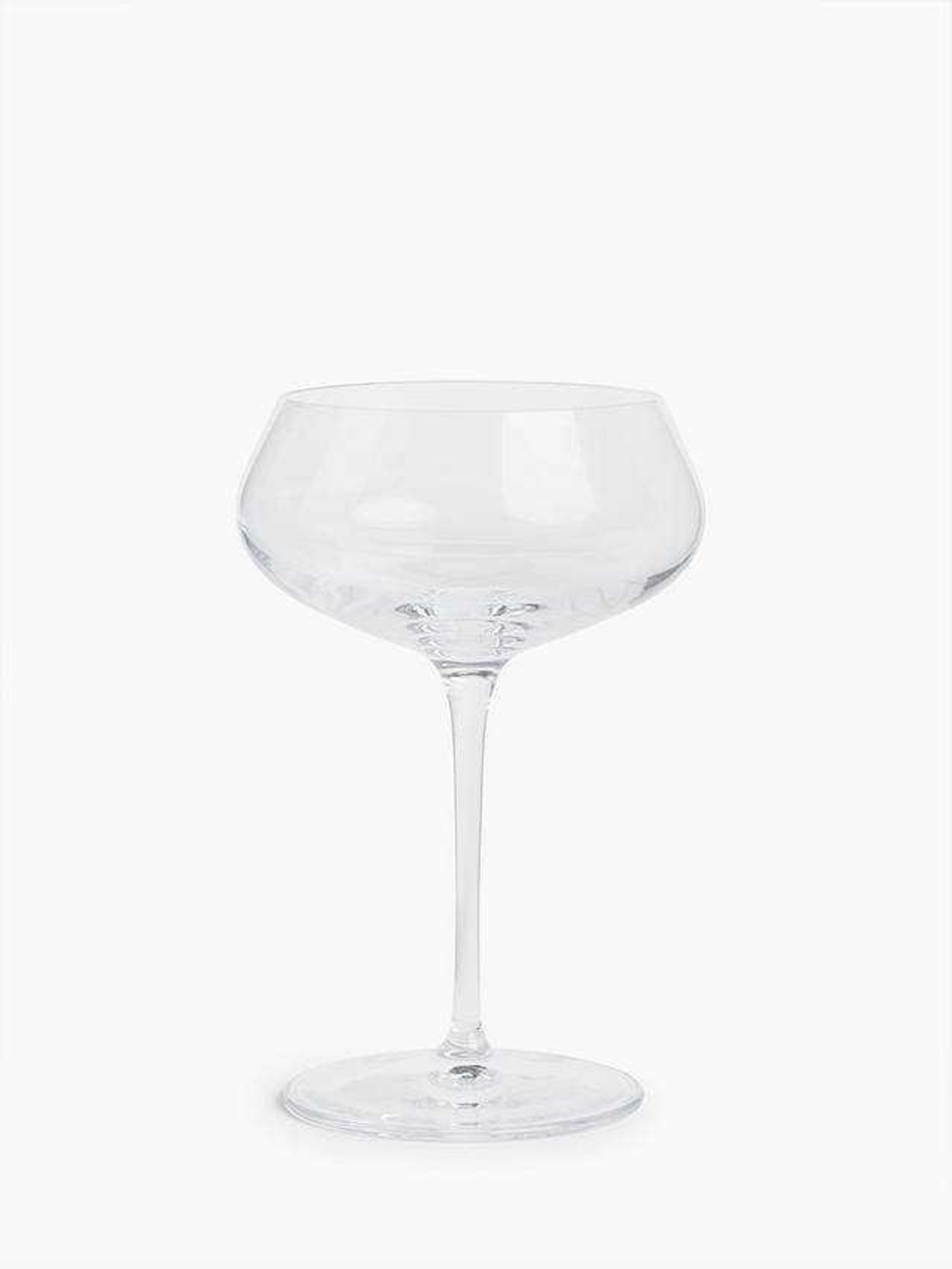RRP £150 Lot To Contain 3 Boxed John Lewis Celebrate Crystal Glass Set Of 2 Champagne Saucers