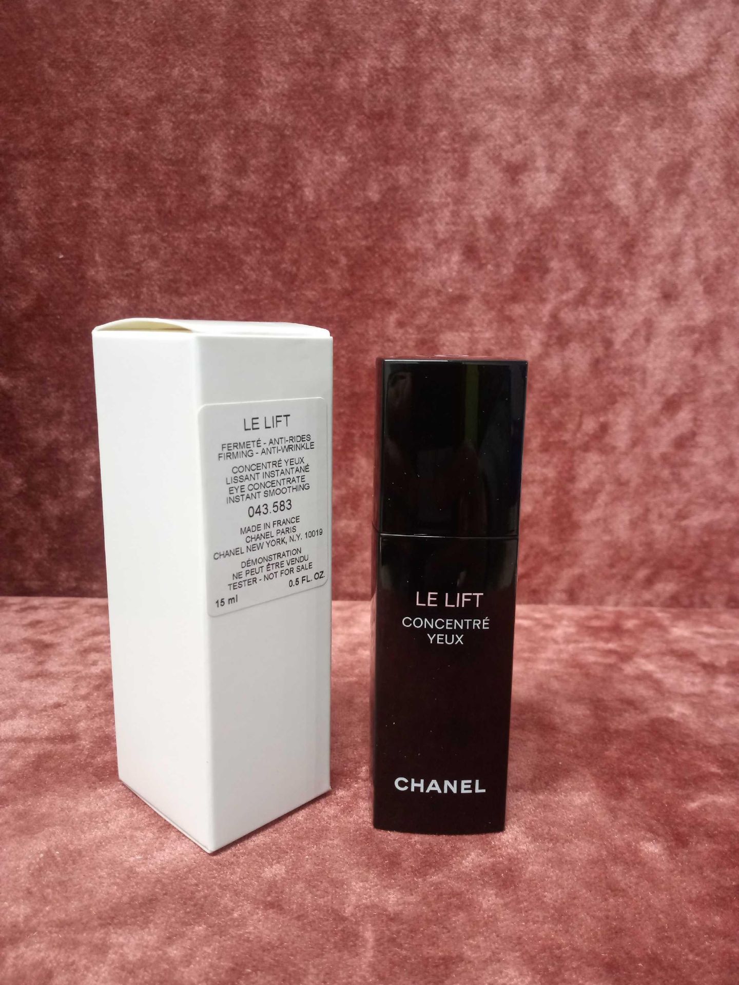 RRP £70 Brand New Boxed Tester Of Chanel Paris Le Lift Firming Anti-Wrinkle Eye Concentrate Instant