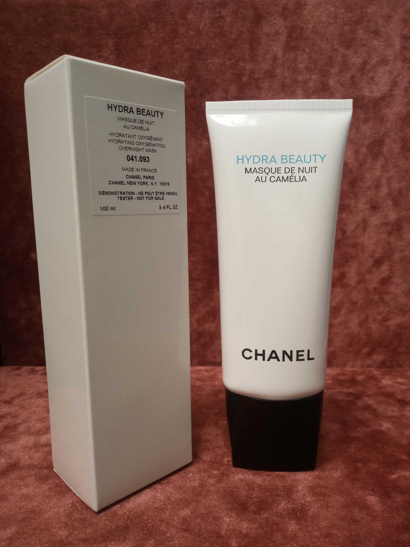 RRP £65 Boxed Tester Of Chanel Paris Hydra Beauty Hydrating Oxygenating Overnight Mask 100Ml