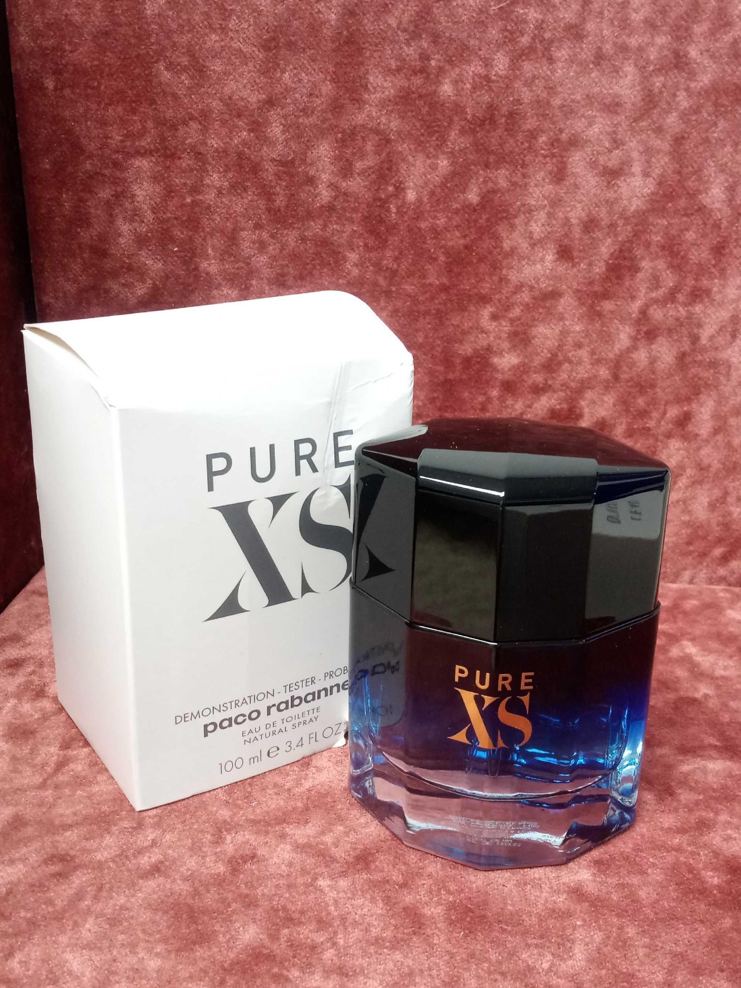 RRP £70 Boxed 100Ml Tester Bottle Of Paco Rabanne Pure Xs Eau De Toilette 100Ml