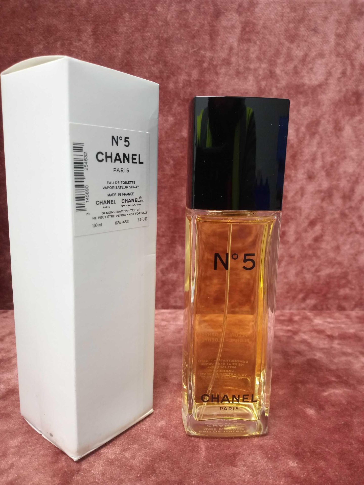 RRP £95 Boxed 100Ml Tester Bottle Of Chanel Paris Number 5 Edt Spray