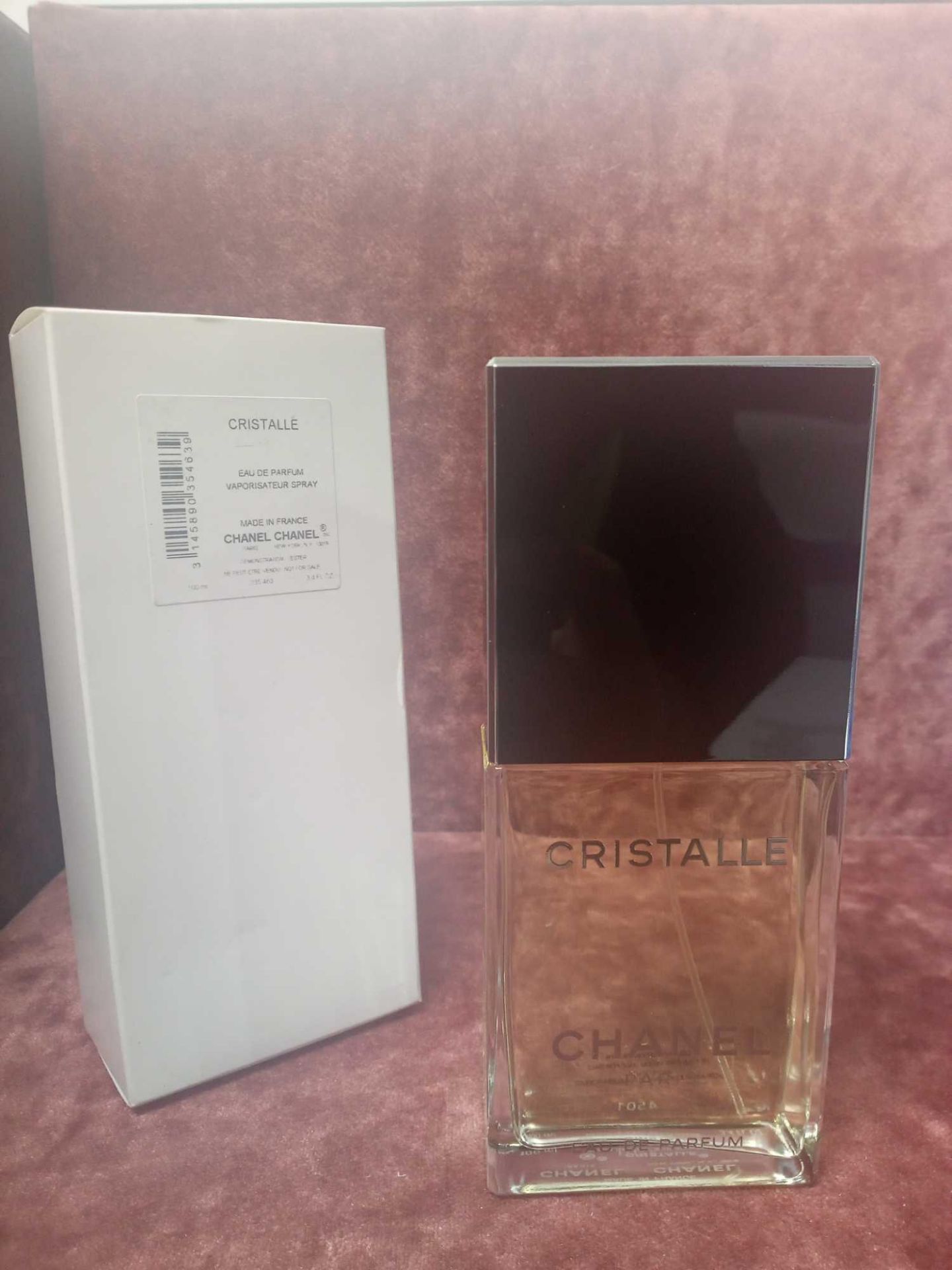 RRP £95 Boxed Full 100Ml Tester Bottle Of Chanel Paris Cristalle Eau De Parfum Spray