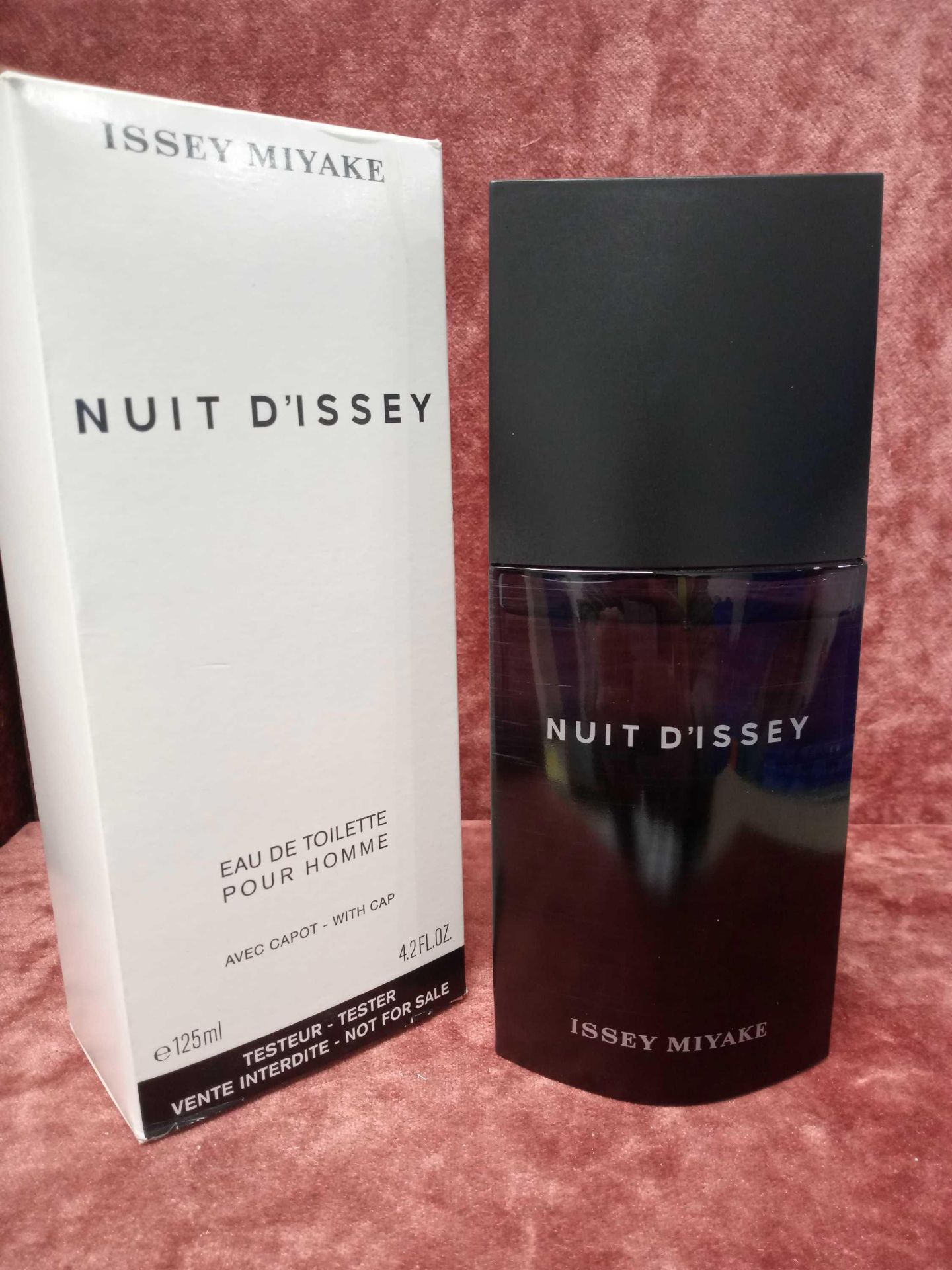 RRP £70 Boxed 125Ml Tester Bottle Of Issey Miyake Nuit D'Issey Edt Spray