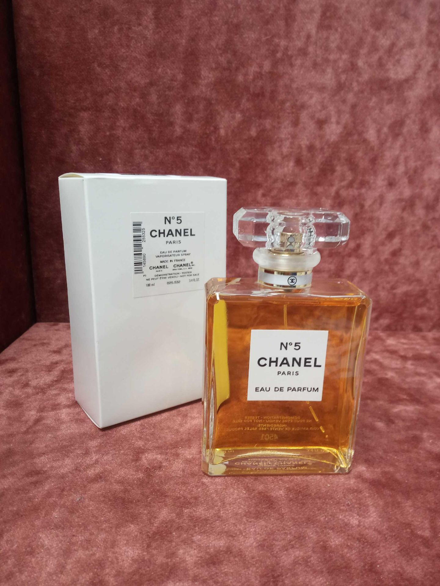 RRP £115 Boxed 100Ml Tester Bottle Of Chanel Paris Number 5 Eau De Parfum