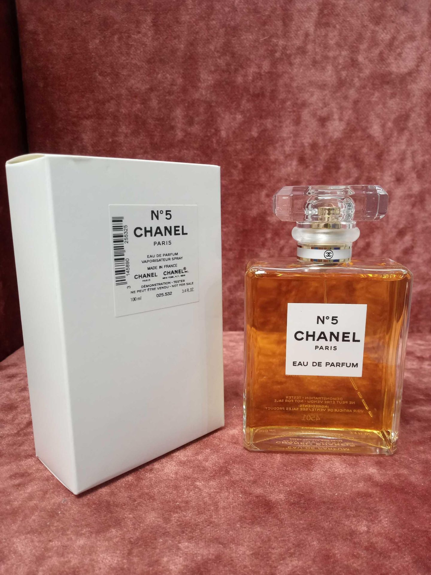 RRP £115 Boxed 100Ml Tester Bottle Of Chanel Paris Number 5 Eau De Parfum