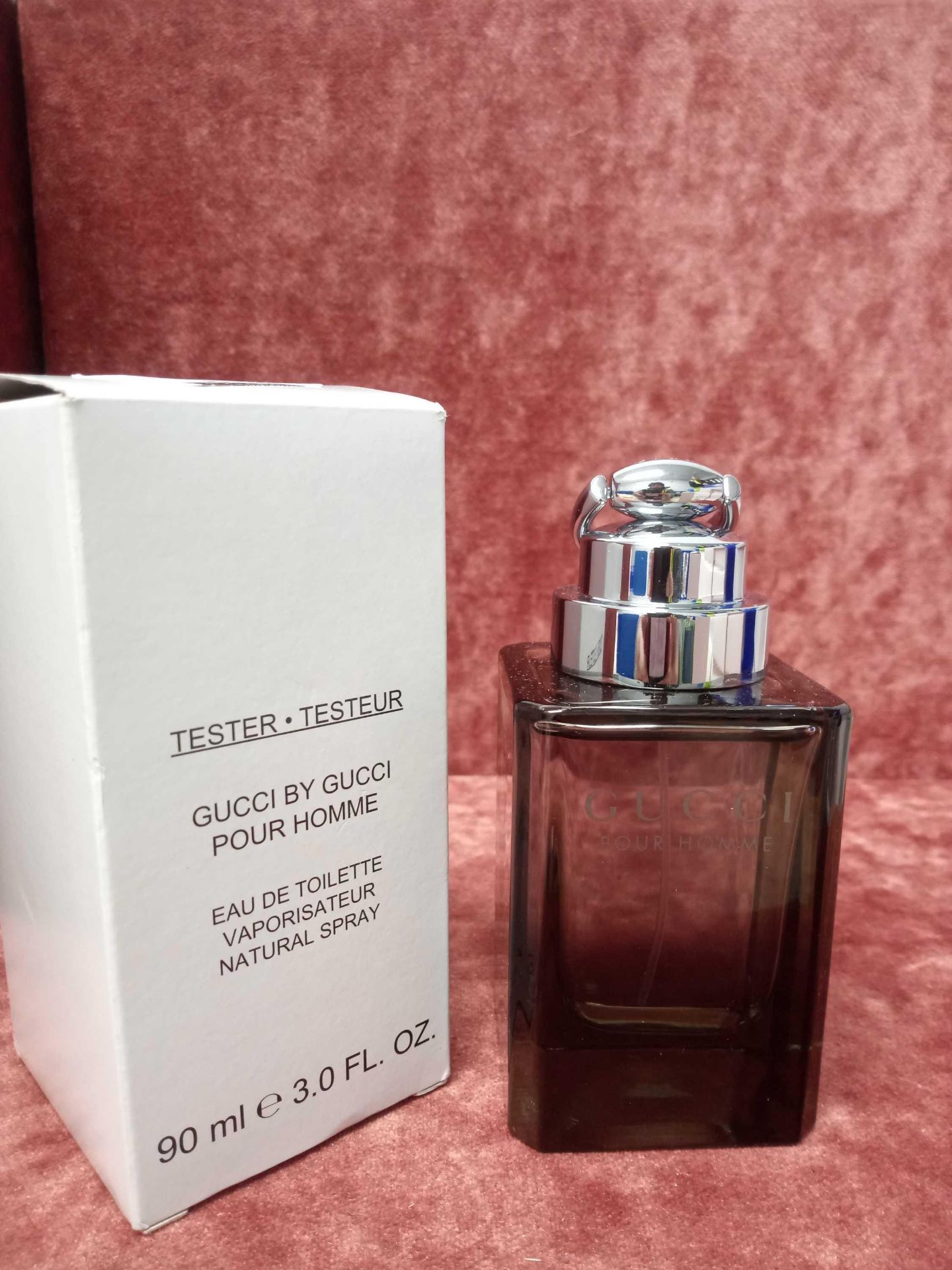 RRP £90 Boxed 90 Ml Tester Bottle Of Gucci By Gucci Pour Homme Edt Spray