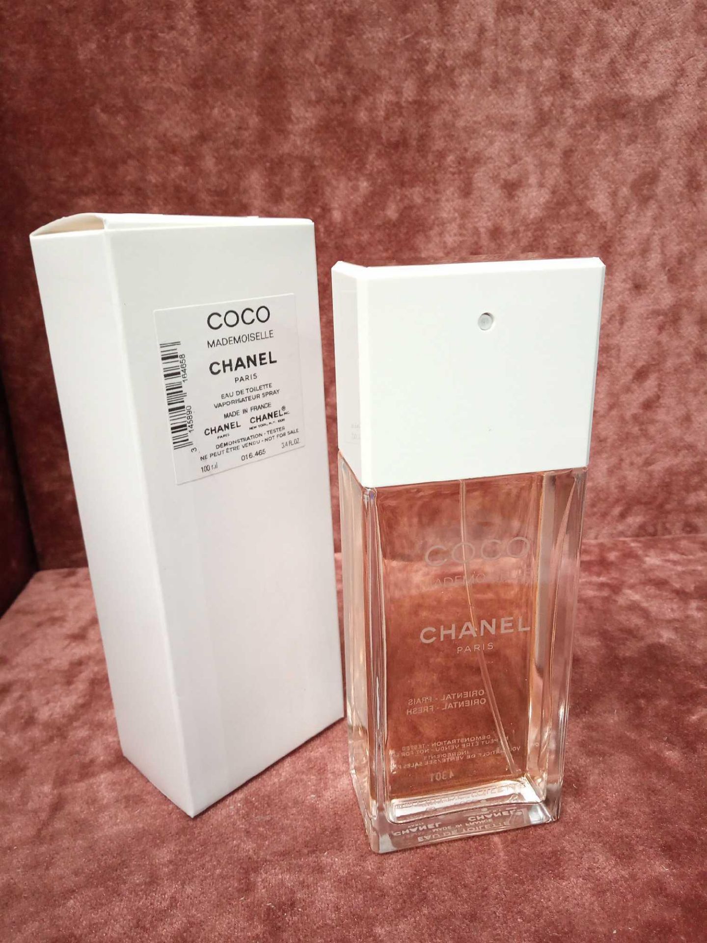 RRP £95 Boxed 100Ml Tester Bottle Of Chanel Paris Coco Mademoiselle Edt Spray
