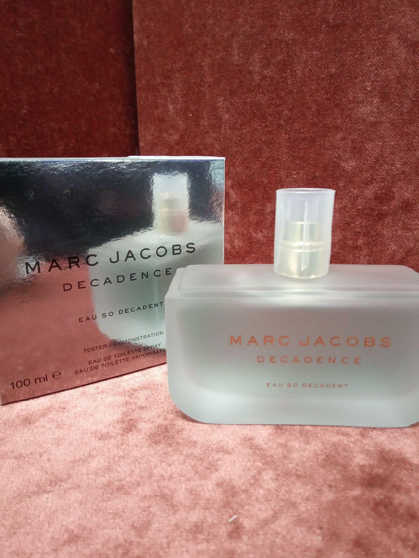 RRP £70 Boxed 100Ml Tester Bottle Of Marc Jacobs Decadence Eau So Decadent Edt Spray