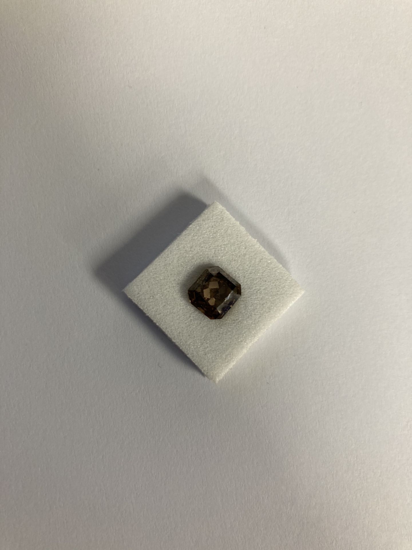 RRP £4,900 Lose Cut Cornered Square Modified Brilliant 2.12 Carat Natural Fancy Dark Brown Diamond - Image 2 of 5