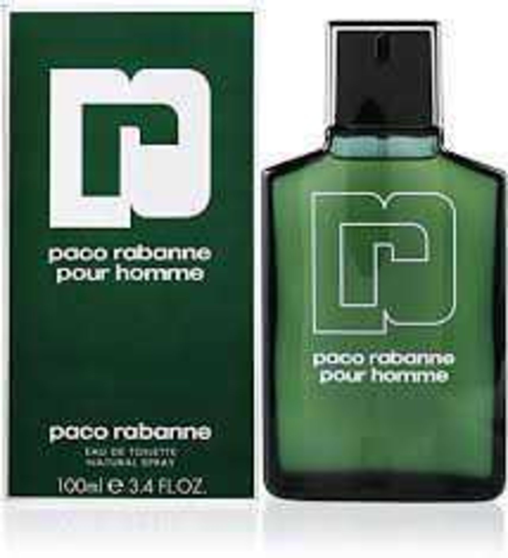 RRP £65 Unboxed Unused Ex-Display Tester Bottle Of Paco Rabanne Pour Homme Eau De Toilette Spray 100