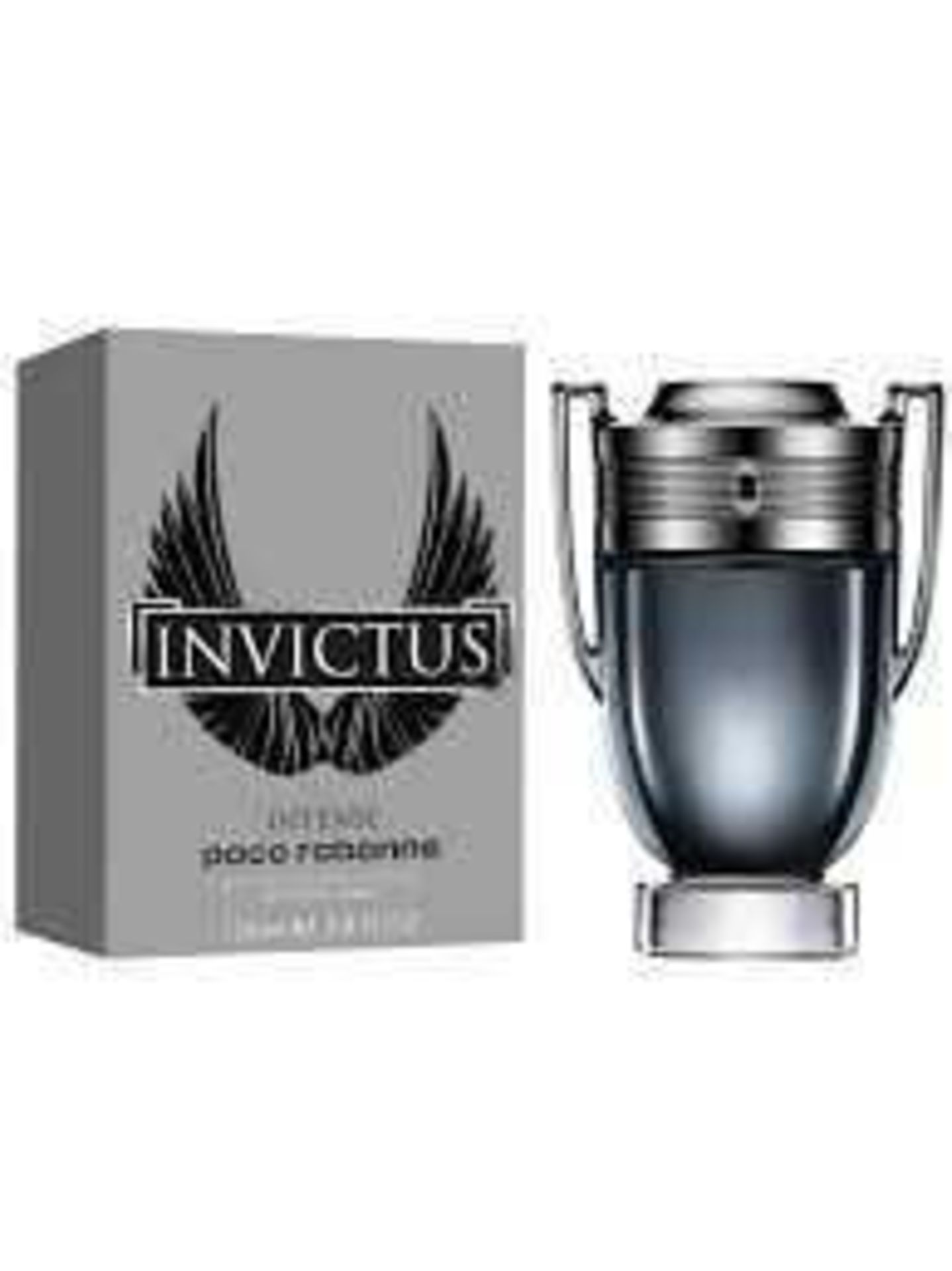 RRP £70 Unboxed Unused Ex-Display Tester Bottle Of Paco Rabanne Invictus For Men Eau De Toilette 100