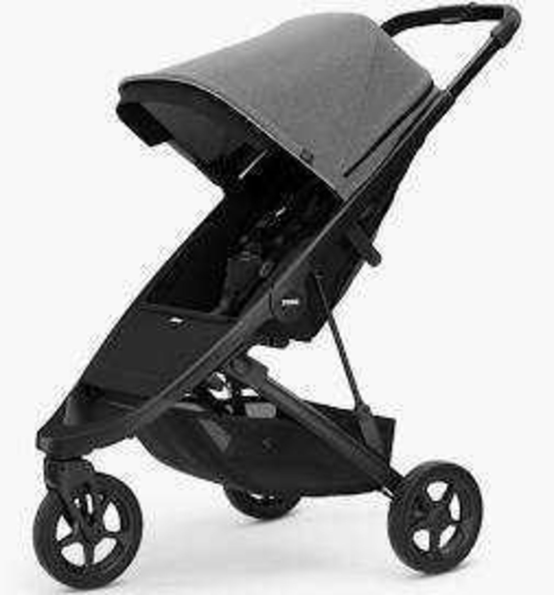 RRP £440 Thule Spring +Canopy Stroller Black Midnight