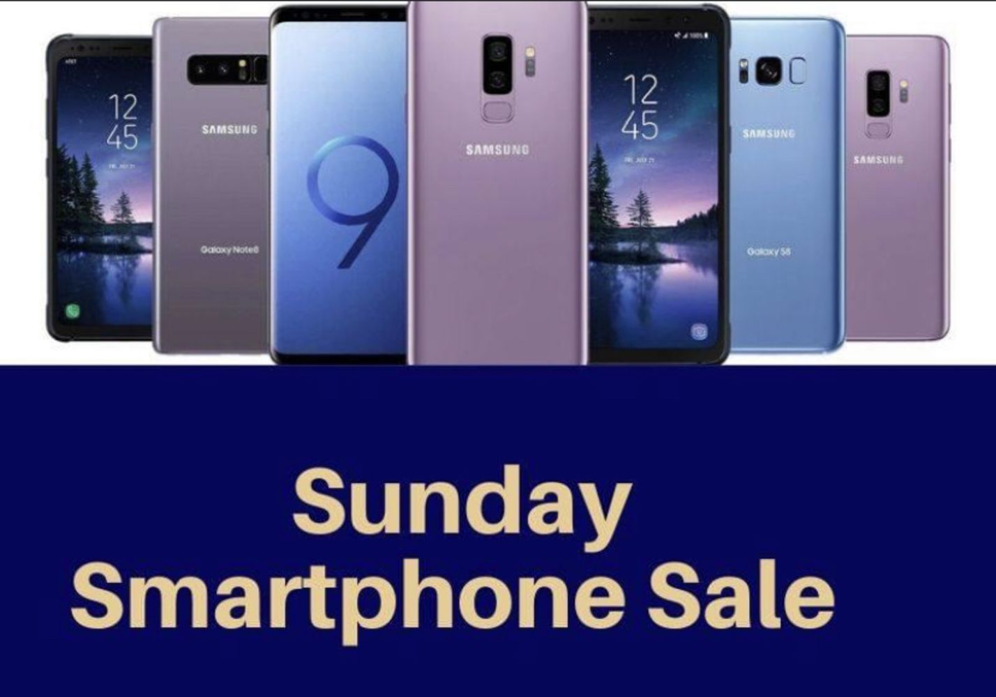 No Reserve - Sunday Smart Phone Sale! 10th January 2021