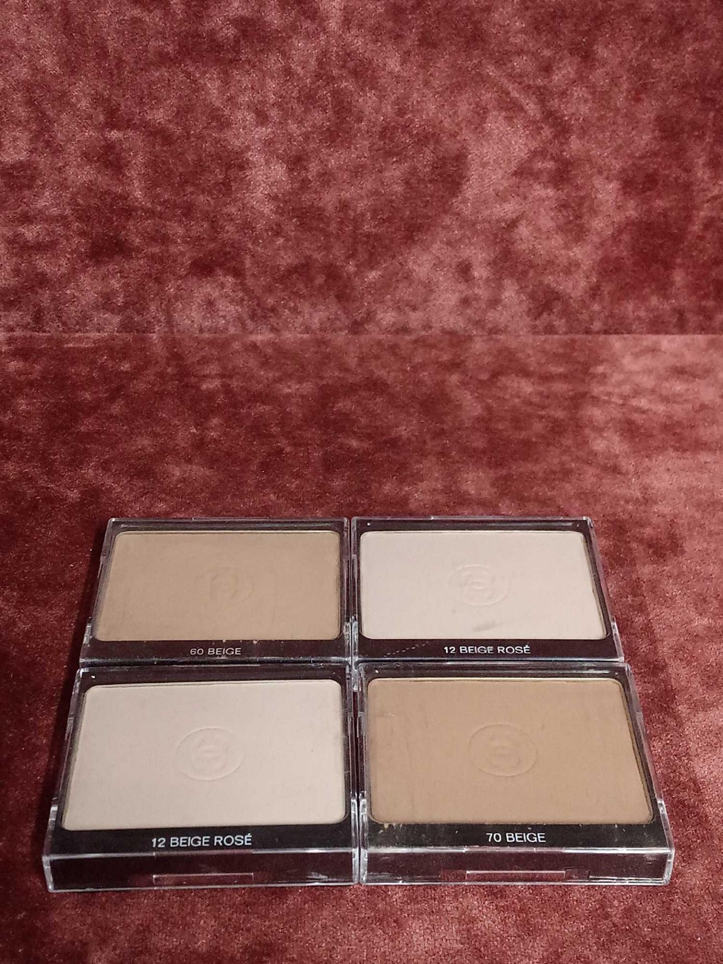 RRP £150 Lot To Contain 4 Brand-New Unused Testers Of Chanel Paris Ultrawear Flawless Compact Founda