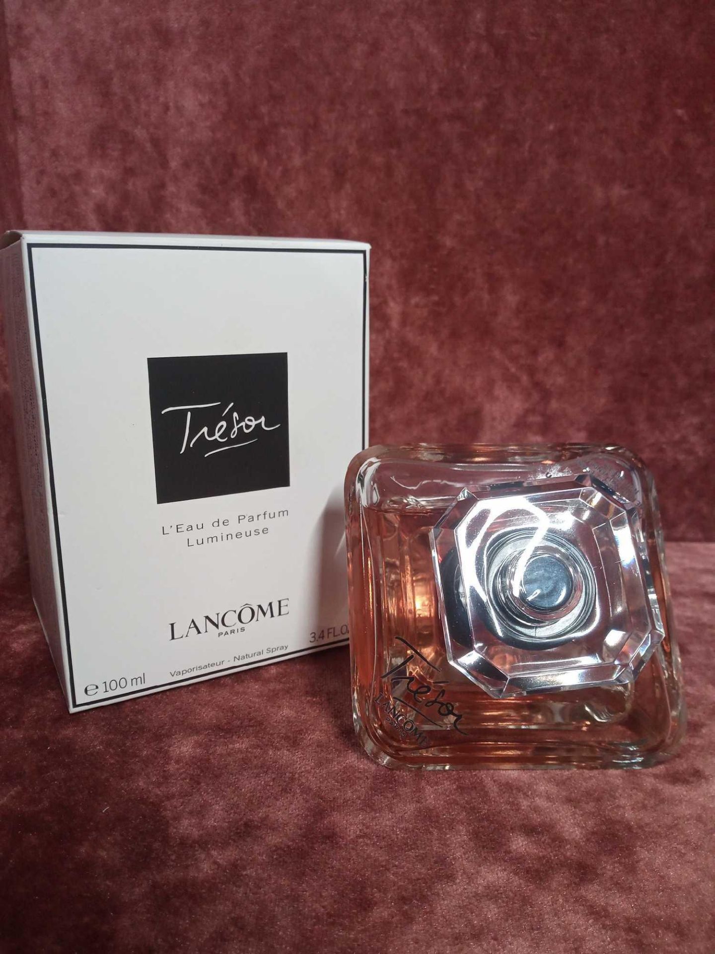 RRP £80 Boxed 100Ml Tester Bottle Of Lancome Paris Tresor L'Eau De Parfum