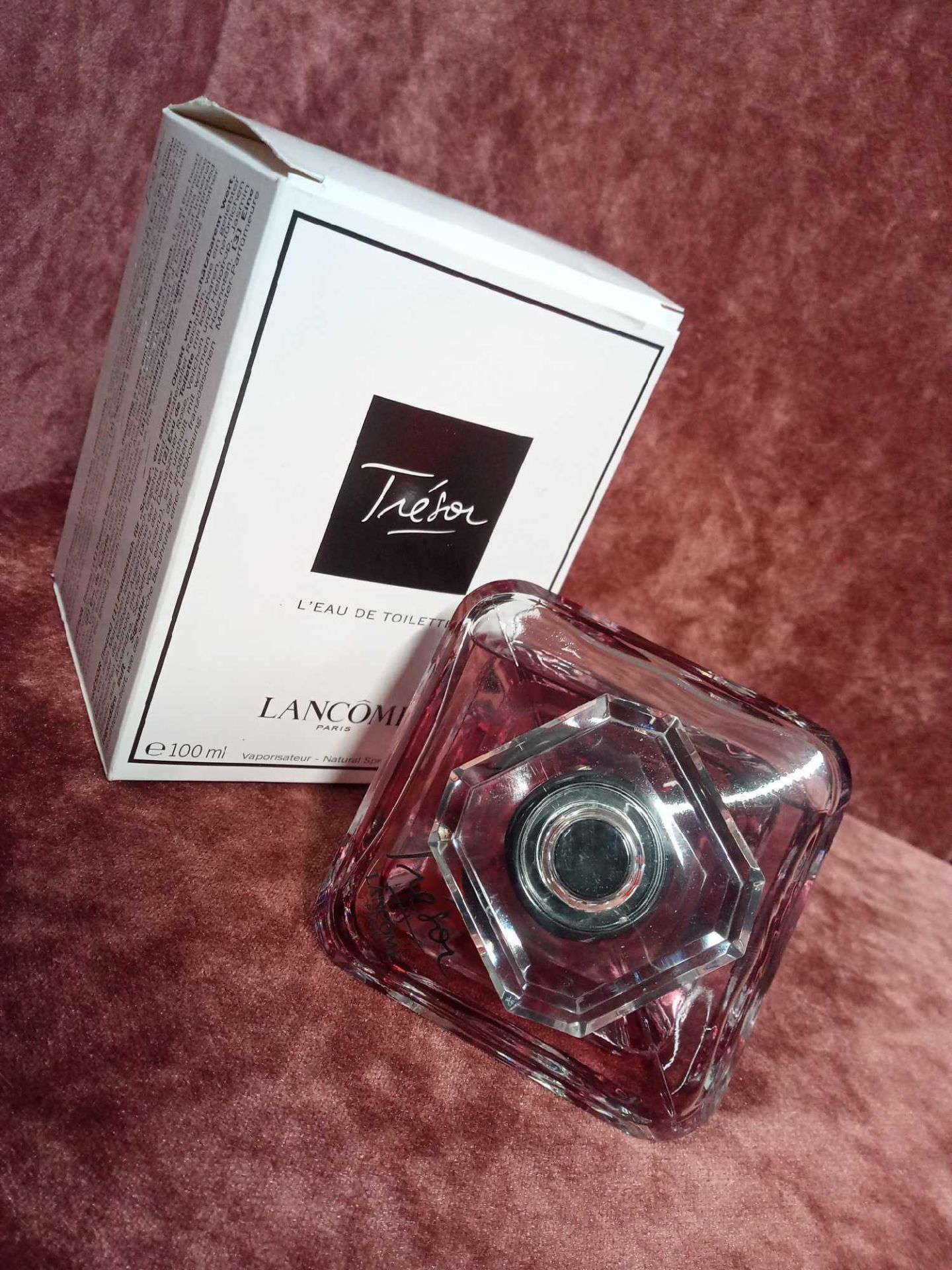 RRP £75 Boxed 100Ml Tester Bottle Of Lancome Paris Tresor L'Eau De Toilette