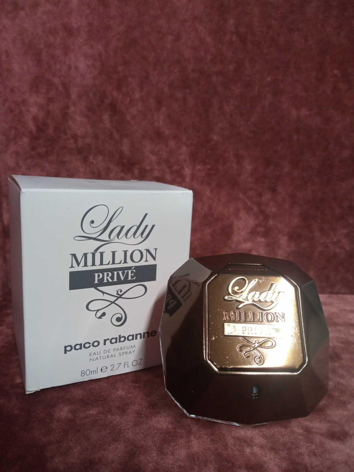 RRP £80 Boxed 100Ml Tester Bottle Of Paco Rabanne Lady Million Prive Eau De Parfum