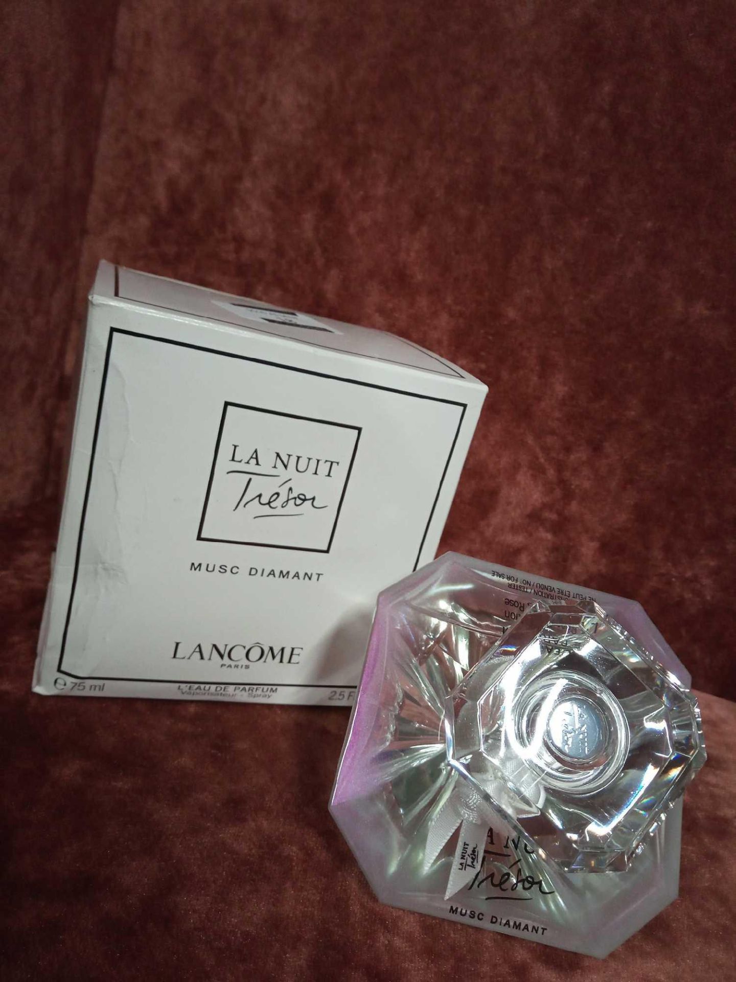 RRP £80 Boxed 75Ml Tester Bottle Of Lancome Paris La Nuit Tresor Musc Diamant L'Eau De Parfum