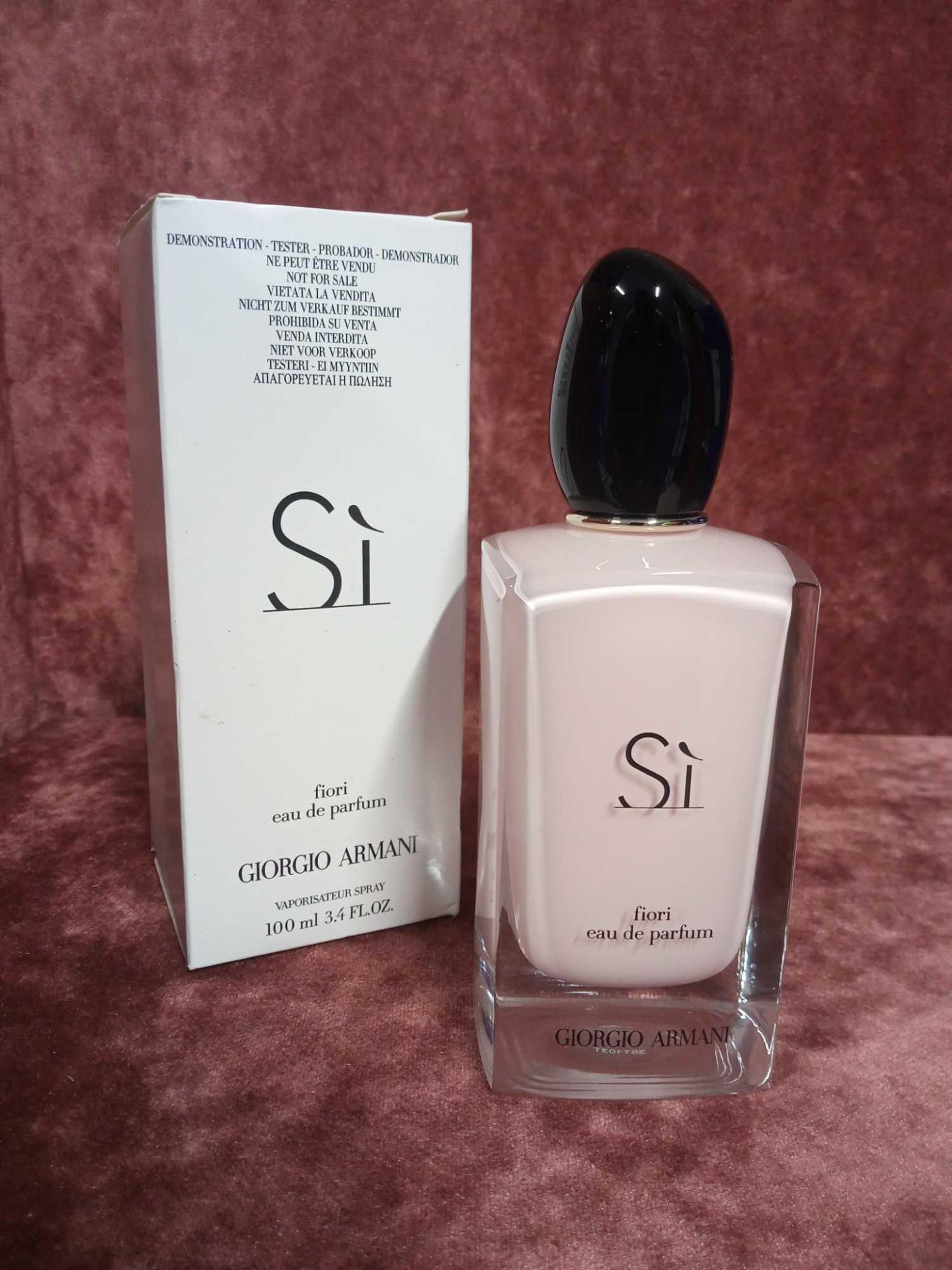 RRP £90 Boxed 100Ml Tester Bottle Of Giorgio Armani Si Fiori Eau De Parfum