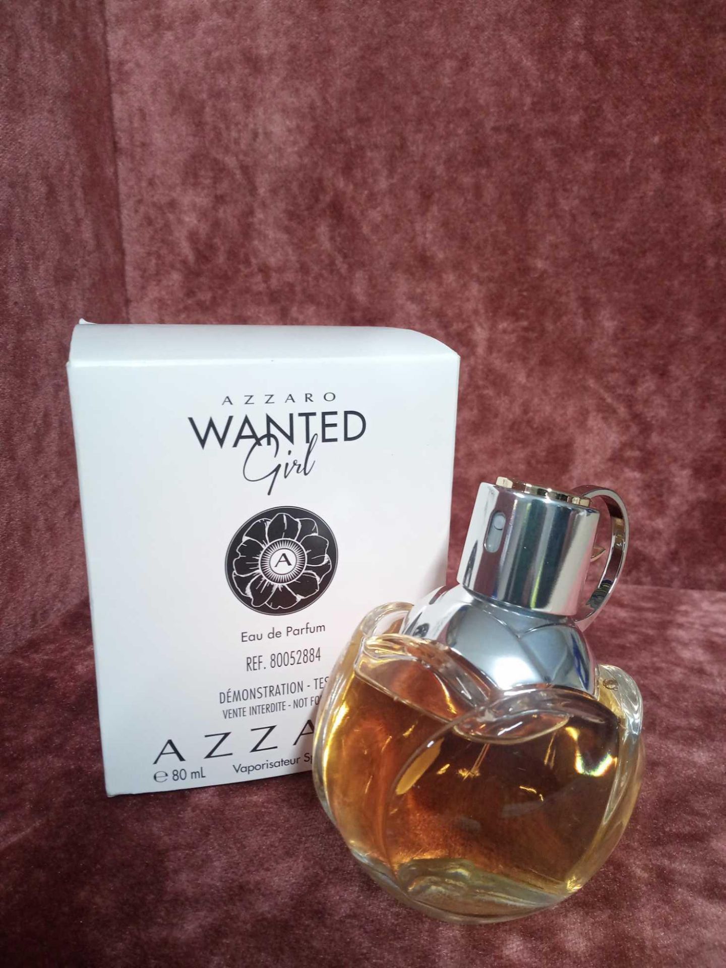 RRP £80 Boxed 80Ml Tester Bottle Of Azzaro Wanted Girl Eau De Parfum