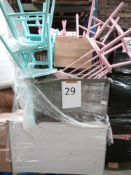 RRP £550. Pallet To Contain Assorted Furniture Including Chairs, A Sideboard, Tv Stand And More.