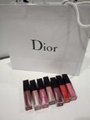 RRP £110 Christian Dior Gift Bag To Contain Seven Unboxed Estee Lauder Pure Colour Envy Liquid Matte