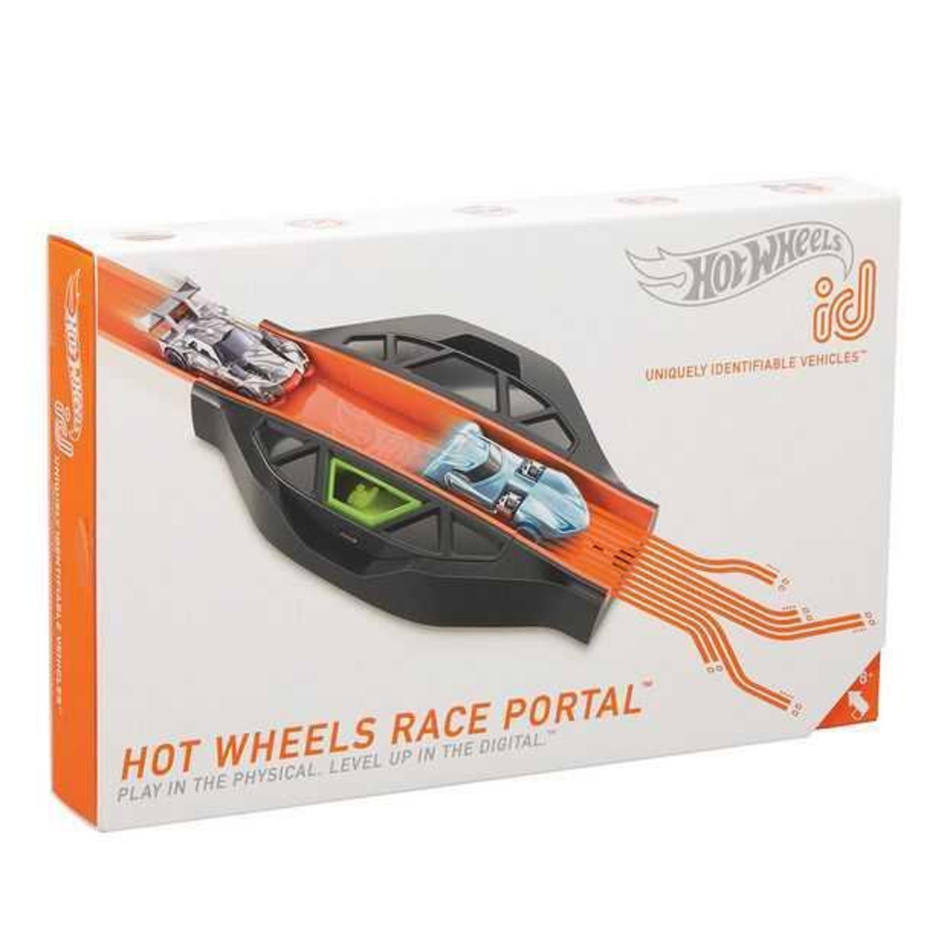 RRP £150 Lot To Contain 3 Boxed Hot Wheels Id Race Portals