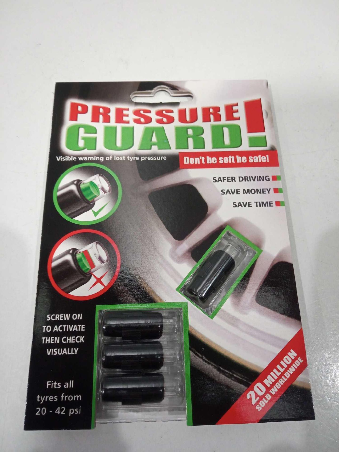 RRP £500 Lot To Contain 100 Brand New Boxed Pressure Guard Valve Caps