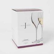 RRP £160 8 Boxes Of Jasper Conran 4 Davenport Crystal Glass Small Wine Glasses 350Ml