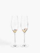 RRP £120 4 Boxed Brand New Sets Of John Lewis Crystal Glass Champagne Flutes