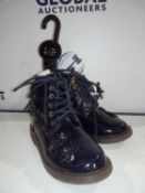 Combined RRP £120 Lot To Contain 4 Pairs Of Mig Play Antique Boots In Blue Assorted Sizes