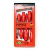RRP £150 Lot To Contain 5 Boxed Brand New Dart 7 Piece Insulated Screwdriver Sets