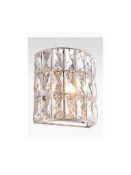 RRP £90 Boxed Endon Lighting Flos Crystal Wall Light