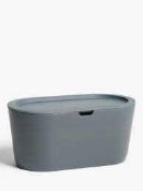 RRP £60 3 John Lewis Bread Bins Dark Grey