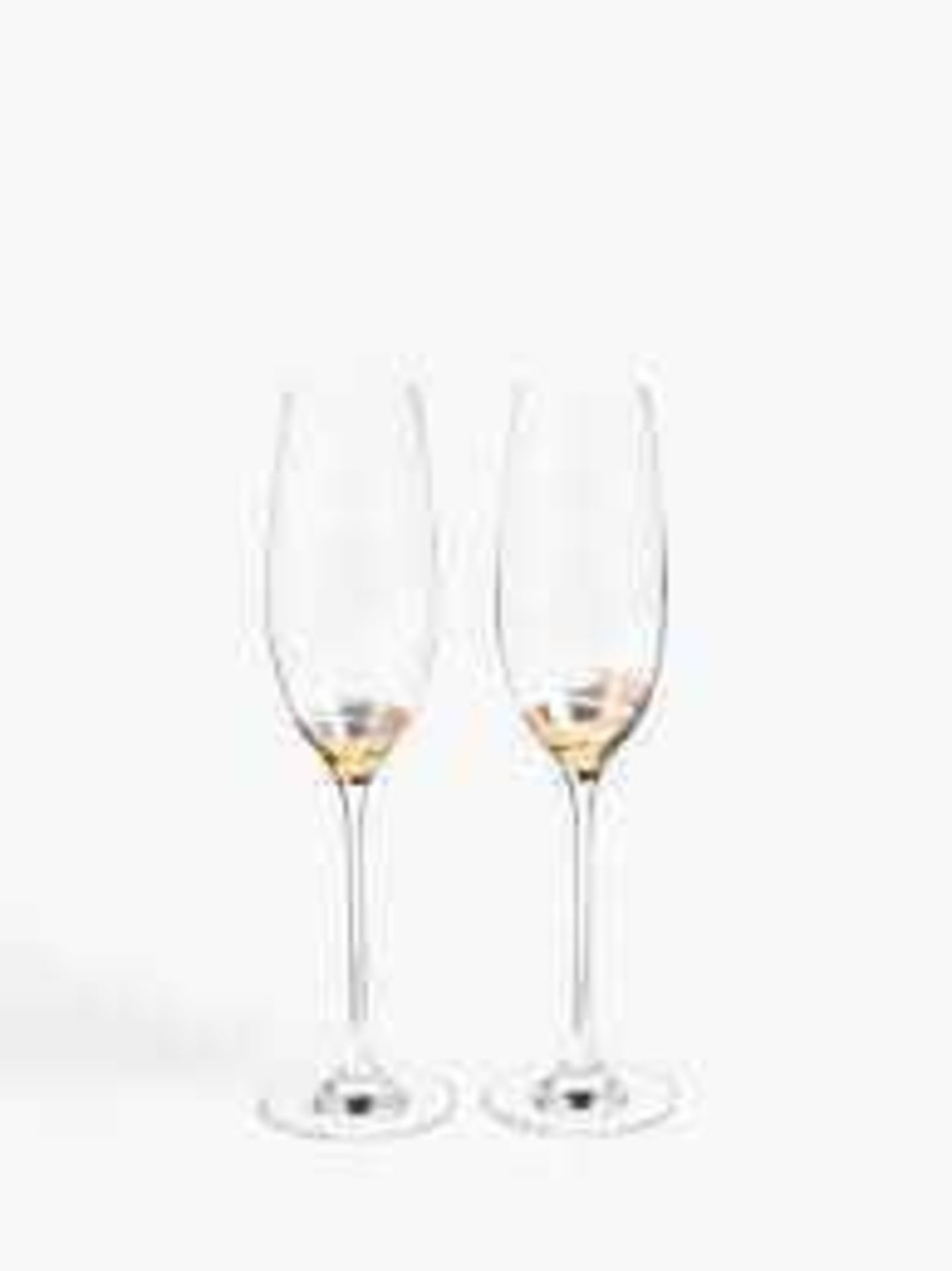RRP £120 4 Boxed Brand New Sets Of John Lewis Crystal Glass Champagne Flutes