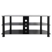 RRP £120. Boxed John Lewis & Partners Gp1140 Tv Stand For Tvs Up To 55", Black 4063392 (Appraisals