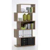 RRP £120. New Kubi 1 Wild Oak Shelving Unit (Appraisals Available On Request)(Pictures For
