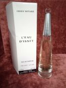 RRP £85 Boxed 75Ml Tester Bottle Of Issey Miyake L'Eau D'Issey Eau De Parfum