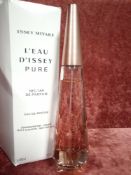 RRP £90 Boxed 90Ml Tester Bottle Of Issey Miyake L'Eau D'Issey Pure Nectar Eau De Parfum