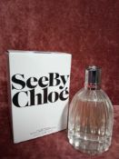 RRP £80 Boxed 75Ml Tester Bottle Of See By Chloe Eau De Parfum