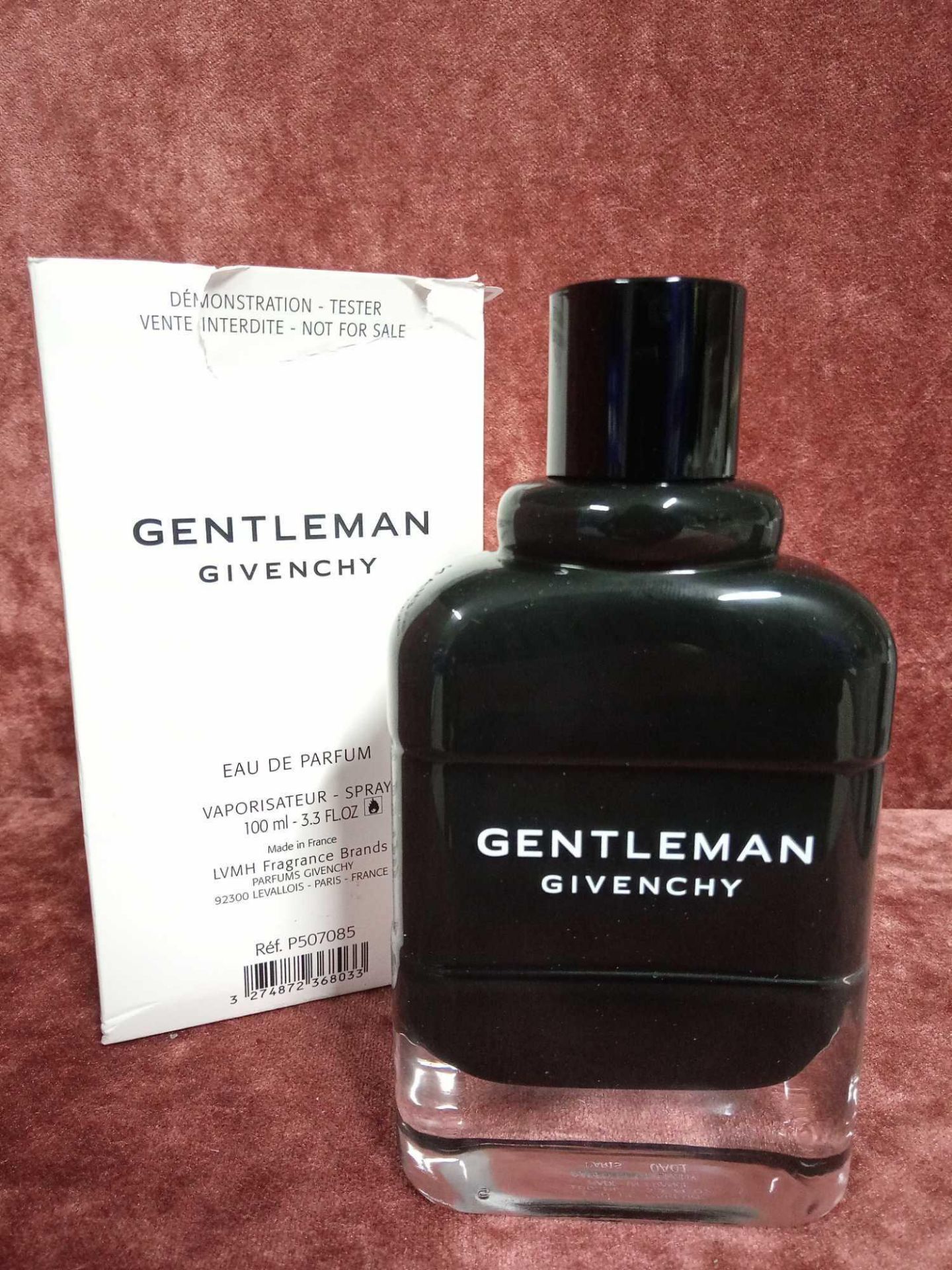 RRP £85 Boxed 100Ml Tester Bottle Of Givenchy Gentleman Eau De Parfum