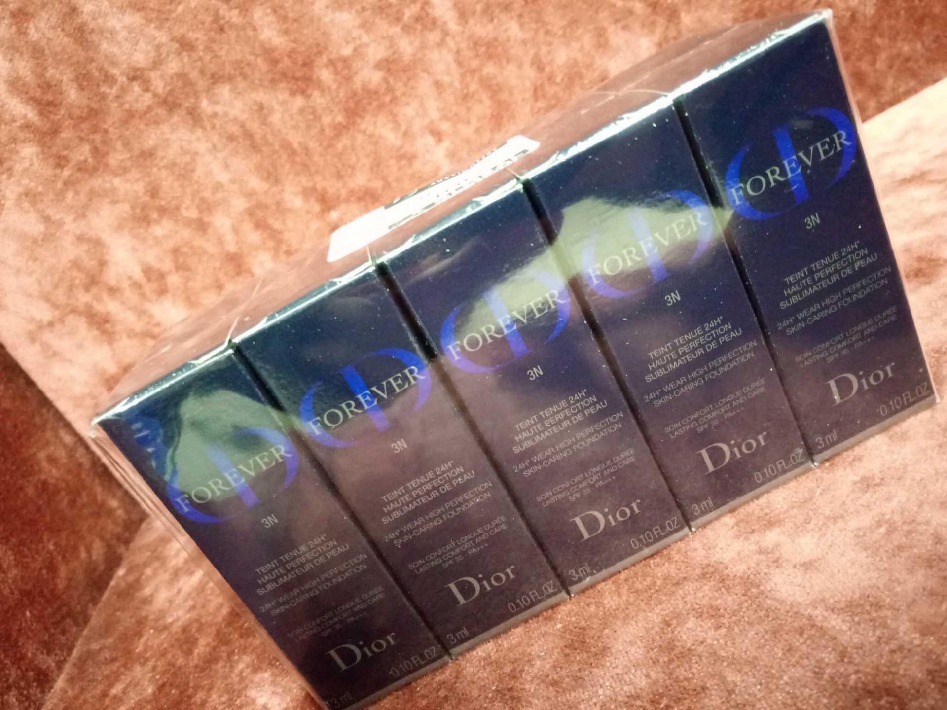 RRP £50 Lots To Contain 10 Brand New Boxed Christian Dior Forever Skin Foundations 3Ml Per Box (Shad - Image 2 of 3