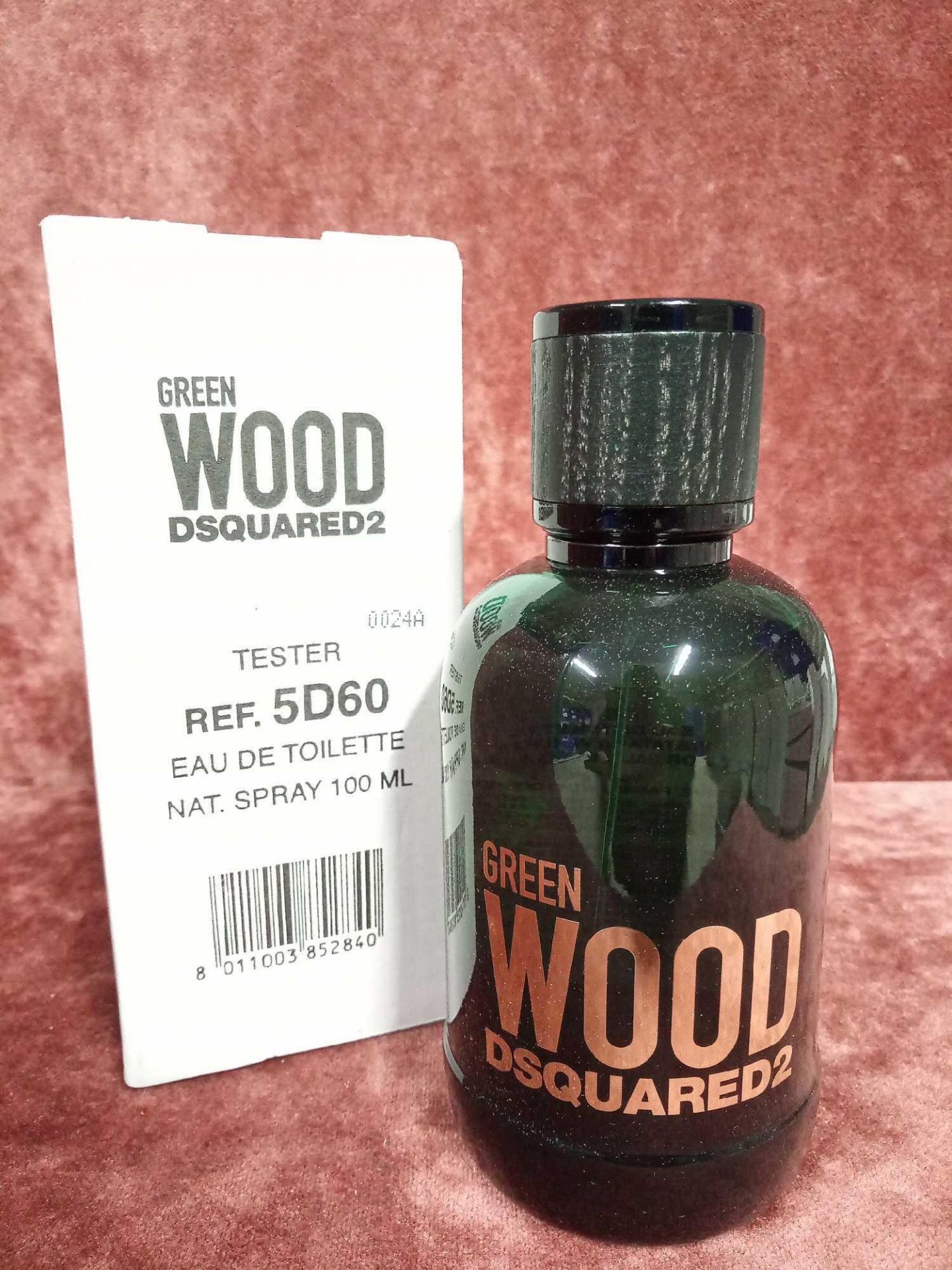 RRP £75 Boxed 100Ml Tester Bottle Of Dsquared2 Green Wood Edt Spray