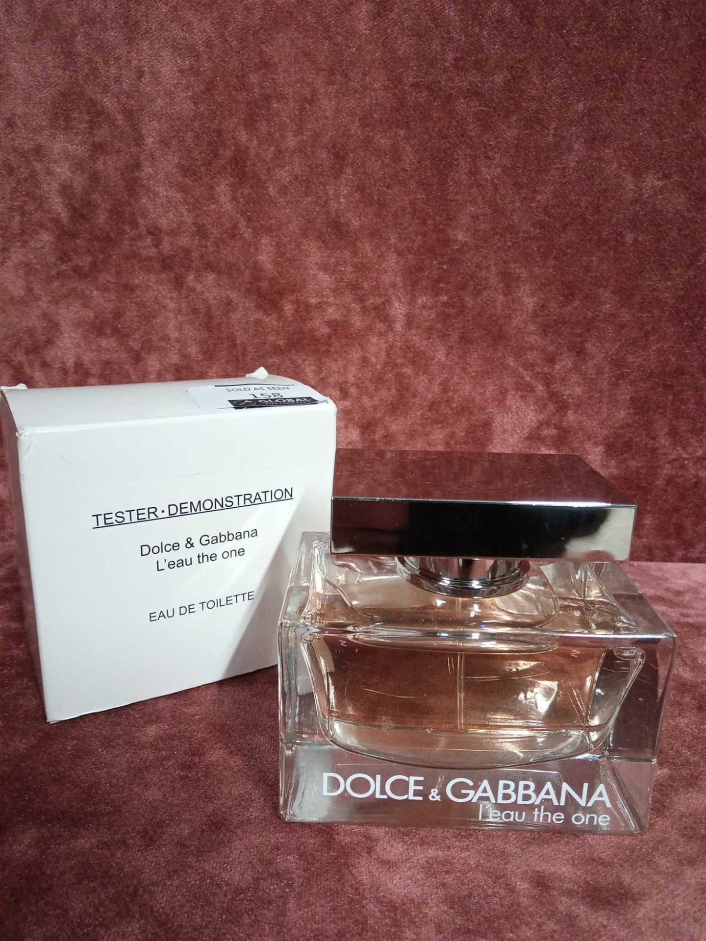 RRP £90 Boxed Tester Bottle Of Dolce And Gabbana L'Eau The One 75Ml Edt Natural Spray Vaporisateur